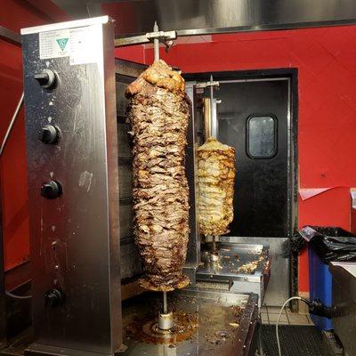 Beef & chicken shwarma