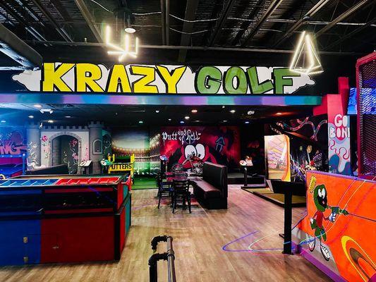 Inside Krazy Golf