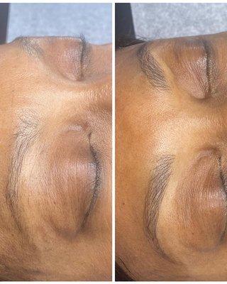 Microblading Before and after