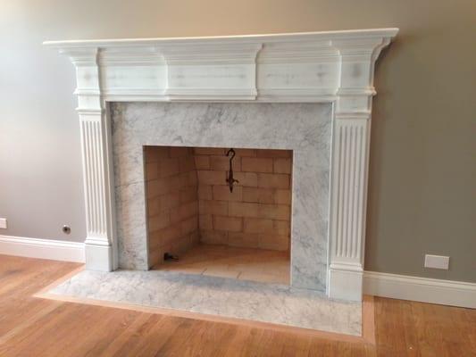 This mantel custom made by Accolade turned out Perfect!! 
Thank you Craig for all of your hard work!