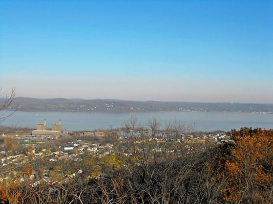 Westchester and Hudson River from peak of Low Tor