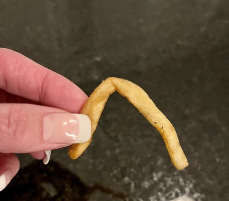 Very soggy fries - no crunch whatsoever