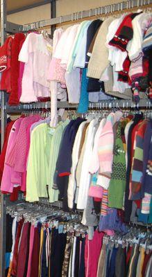 Wide variety of clothes for sale