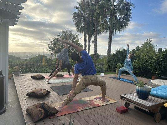 More great times at Yoga with a View!