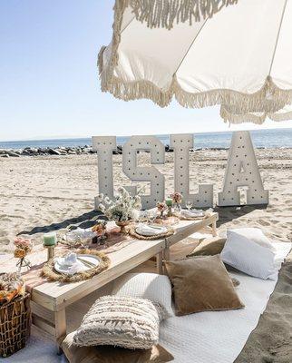 The most beautiful picnic set up ever!!!