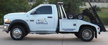 Wheel Lift Truck Available 24/7 to assist you when you are in a parking garage or have lost your keys!