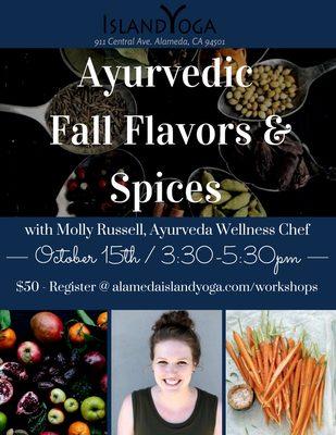 Come to one of my seasonal spice workshops!