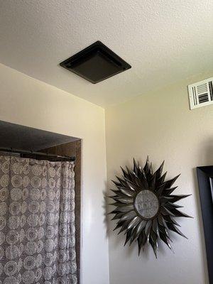 Exhaust fan installation