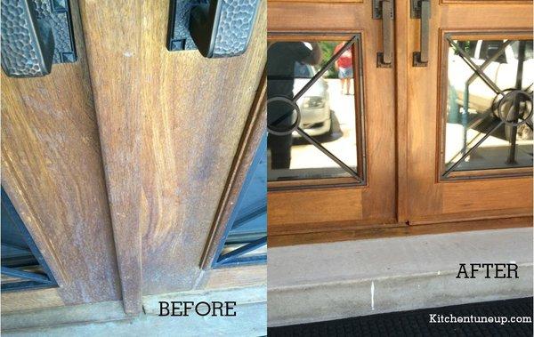 We can restore most all wood surfaces!