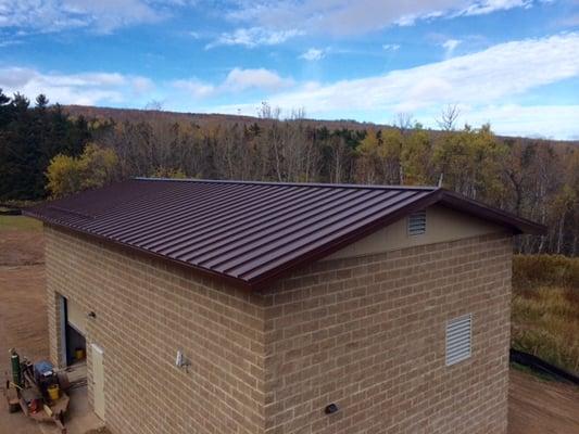 Standing Seam Metal Roof, Facia and Soffits