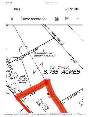 We sell land around Culpeper, VA