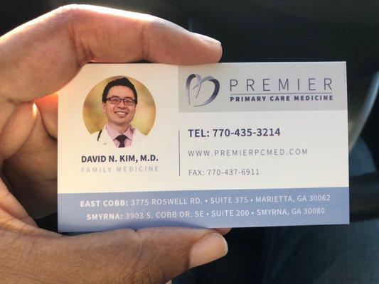 Now called Premier Primary Care Medicine