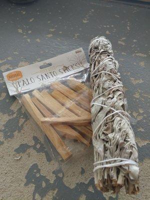 Stopped by to grab a bundle of sage and some Palo Santo