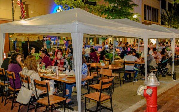 Outdoor Dining at Chai Chenak