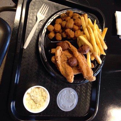 2 piece catfish plate