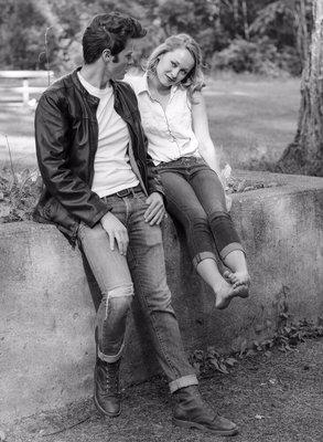 Kelly and Scott killing it during our 50's themed shoot