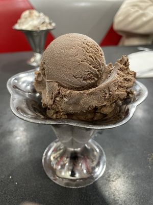 Ice cream forbidden chocolate