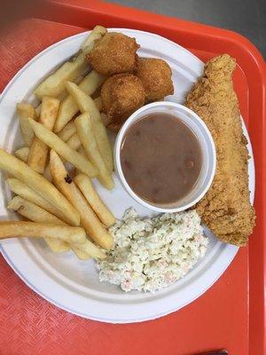 Hand battered Catfish!