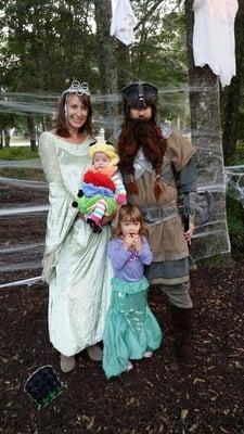 One of our Principal owners, Erik Loesch, and his family decked out for Halloween.