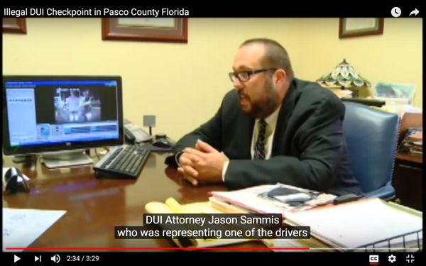 DUI Attorney Jason Sammis in Pasco County, FL.