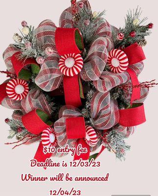 Christmas Wreath Auction Fundraiser