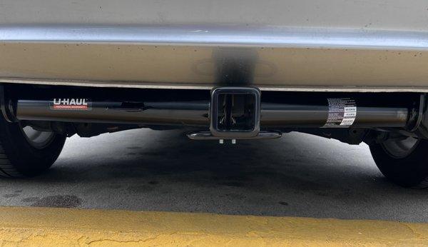 Uhaul tow hitch.