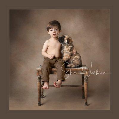 "I'll Never Leave Your Side" Award-Winning Child and Pet Photographer