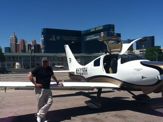 Be like me and fly a plane to Las Vegas and be on the strip in less than 15 minutes after landing!!