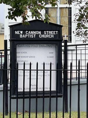 New Cannon Street Baptist Church