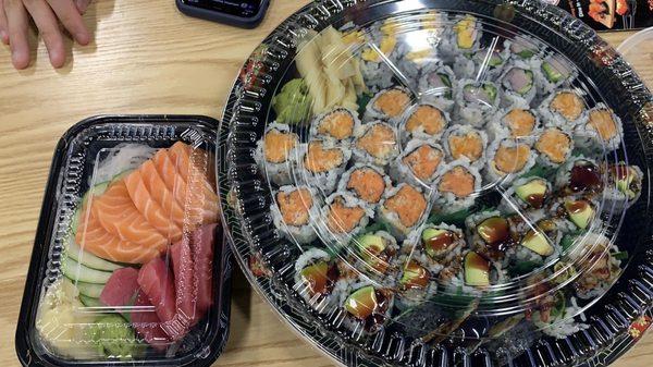 Sushi platter