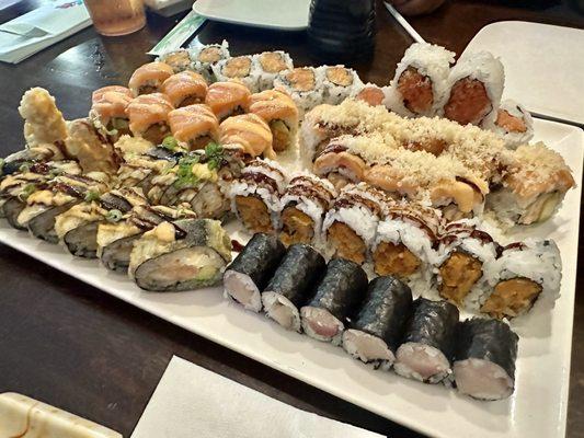 Sushi platter