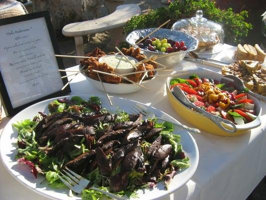 BINK'S on location in Paradise Cove, Malibu, CA serving the "Dolce Mediterranean" menu