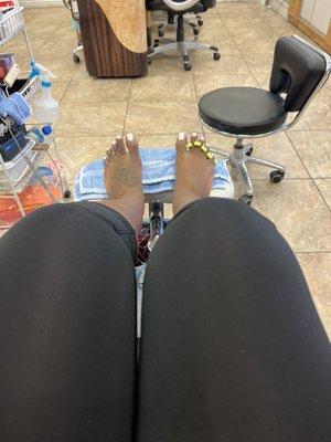 Immaculate Gel Pedicure By Diane. ZOOM IN