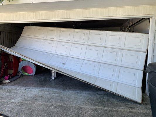 Garage door repair