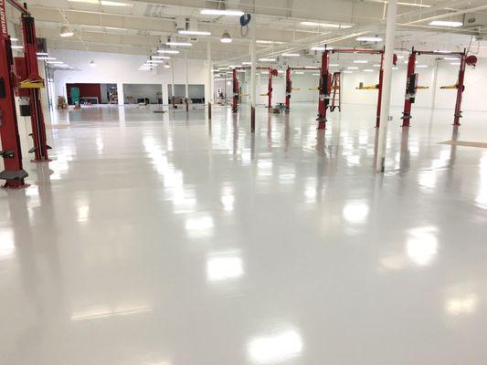 Automotive Epoxy Flooring