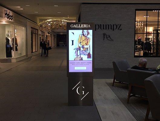 Digital Kiosk at Galleria in Edina