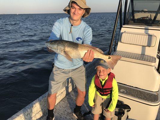 Will with his first Red!