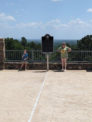 Historical Plaque at Love's Lookout