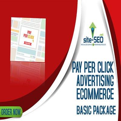 PAY PER CLICK ADVERTISING:ECOMMERCE-BASIC PACKAGE