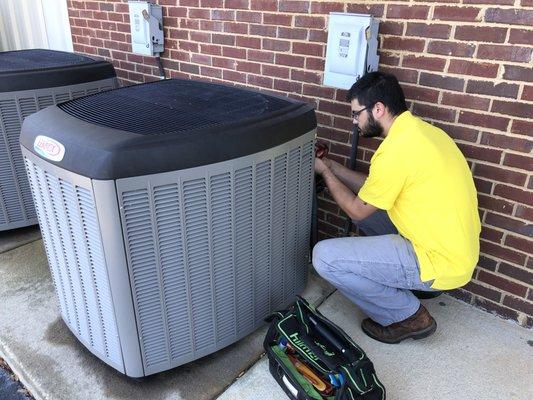 We get your Air Conditioning running smoothly!