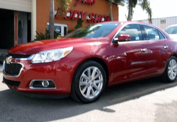 2014 Malibu LTZ Front end repair and paint