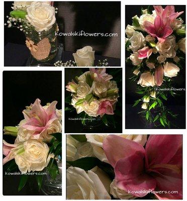 Beautiful wedding flowers designed by Kowalski Flowers Inc.