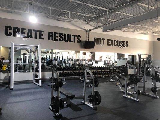 We help you Create Results, Not Excuses at Tapout Fitness!