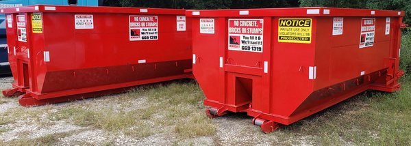 New dumpsters are on site!