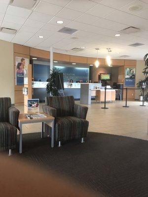 The clean, comfortable interior of the Mission Hills MFCU