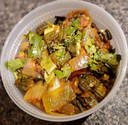 Bhindi Masala (takeout)