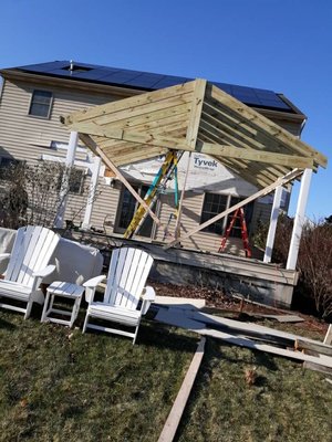 Porch Gable Roof Addition