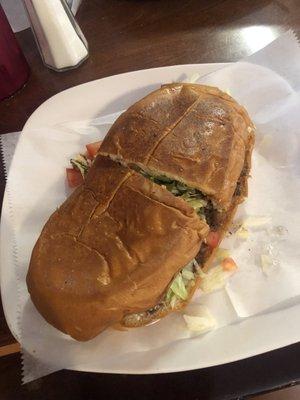 Barbacoa Torta with avocado