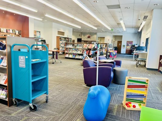 Inside library