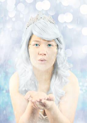 A photo we created to help promote Slidell Little Theatre's production of the Snow Queen.